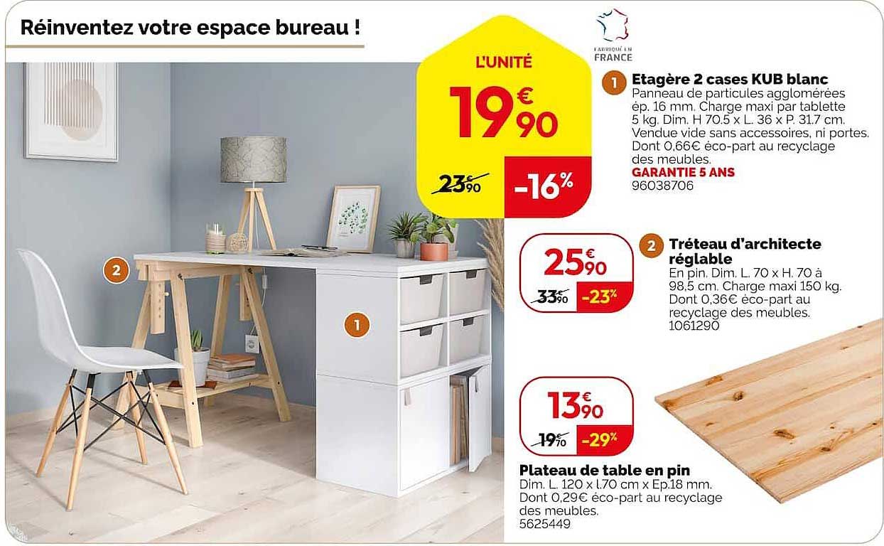 Réinventez votre espace bureau !