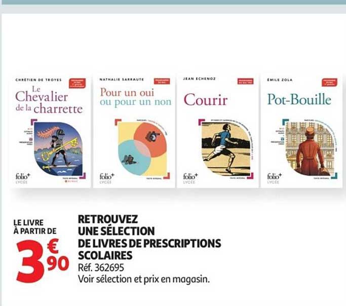 RETROUVEZ UNE SÉLECTION DE LIVRES DE PRESCRIPTIONS SCOLAIRES