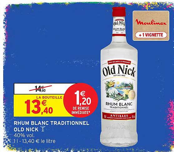 RHUM BLANC TRADITIONNEL OLD NICK