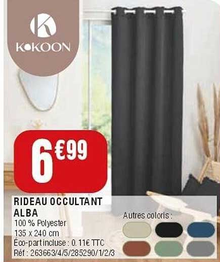 RIDEAU OCCULTANT ALBA