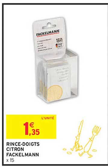 RINCE-DOIGTS CITRON FACKELMANN x 15