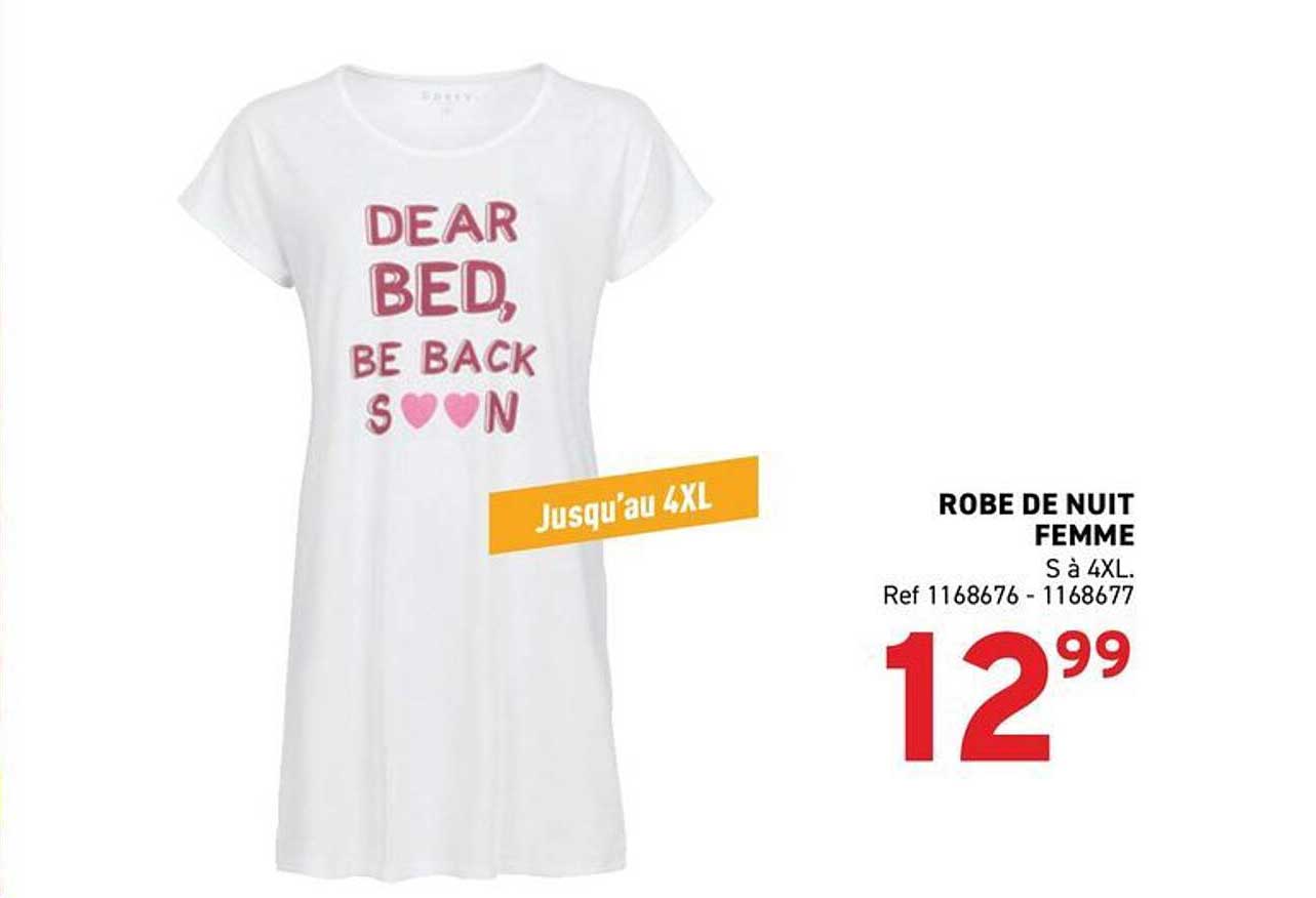 ROBE DE NUIT FEMME