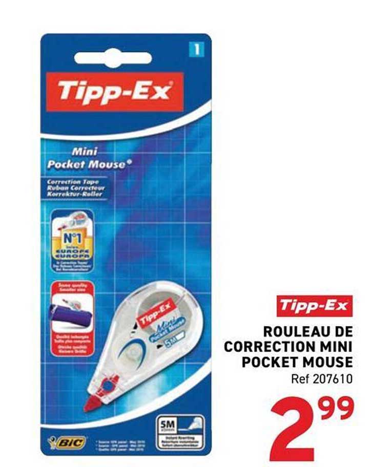 ROULEAU DE CORRECTION MINI POCKET MOUSE