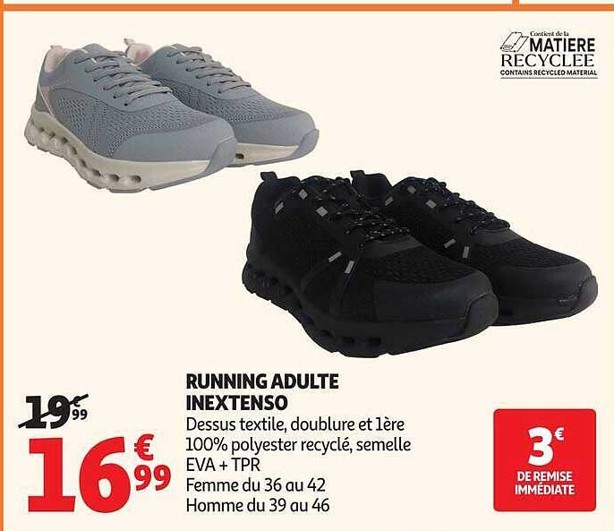 RUNNING ADULTE INEXTENSO