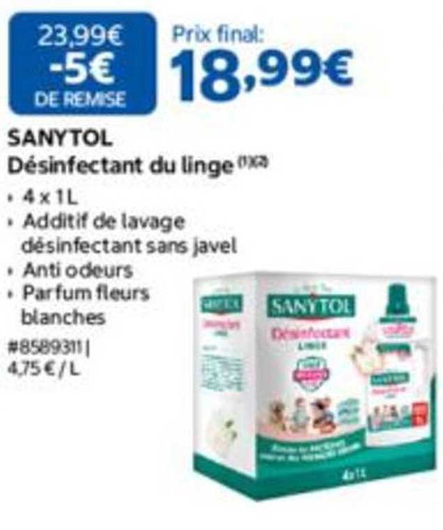 SANYTOL Désinfectant du linge (1x3)