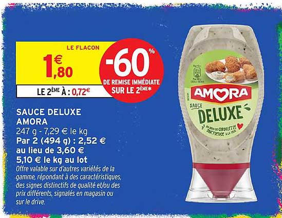 SAUCE DELUXE AMORA