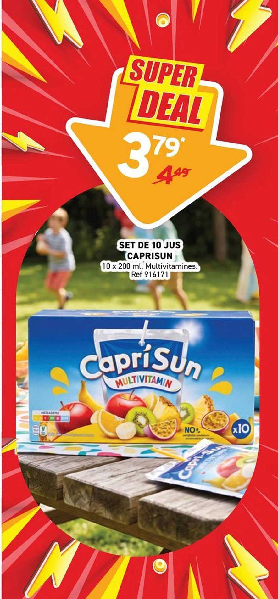 SET DE 10 JUS CAPRISUN