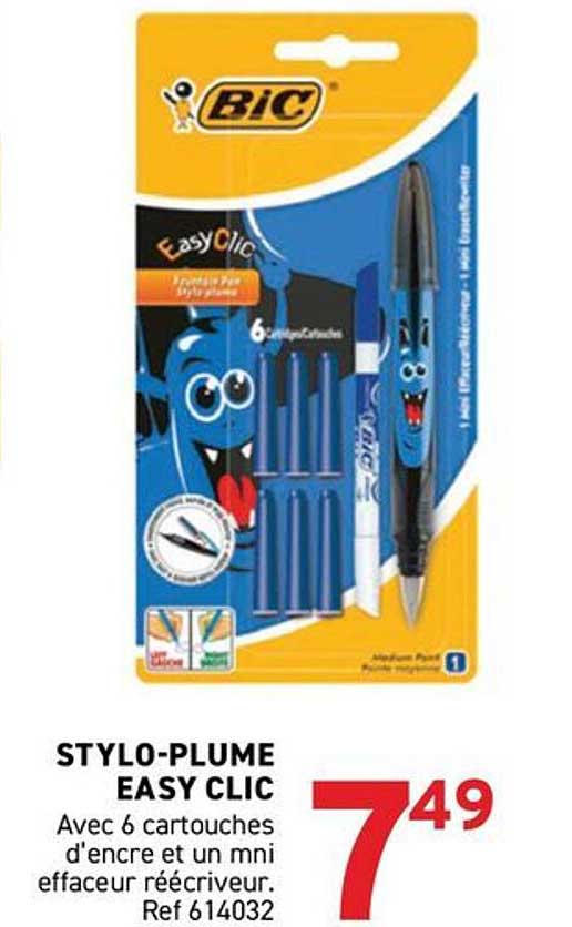 STYLO-PLUME EASY CLIC