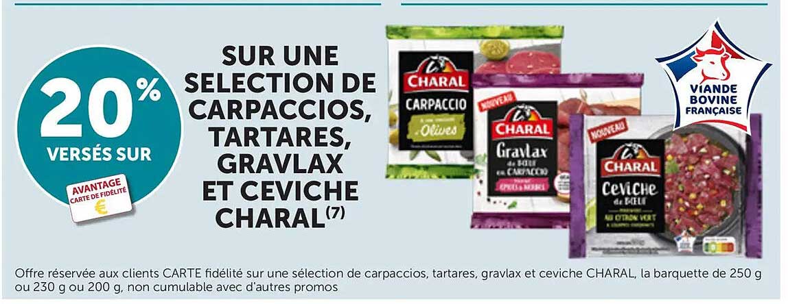 SUR UNE SELECTION DE CARPACCIOS, TARTARES, GRAVLAX ET CEVICHE CHARAL (7)