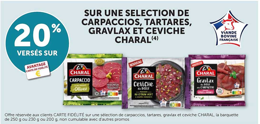 SUR UNE SELECTION DE CARPACCIOS, TARTARES, GRAVLAX ET CEVICHE CHARAL(4)