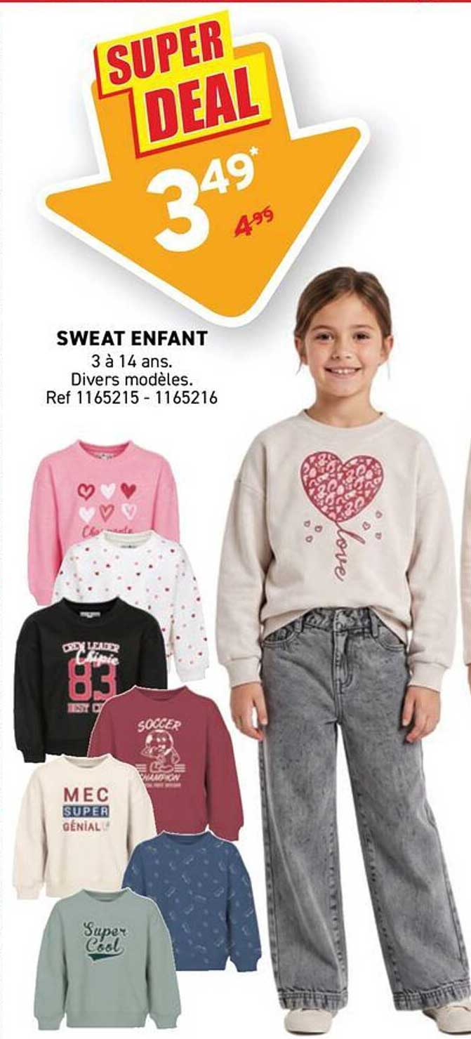 SWEAT ENFANT