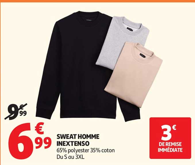 SWEAT HOMME INEXTENSO