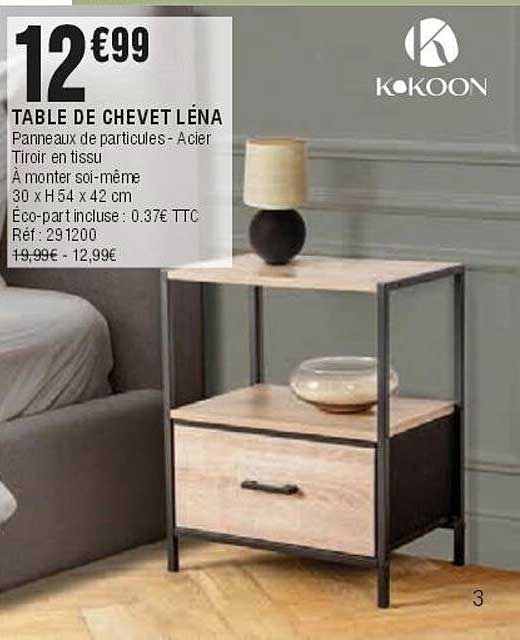 TABLE DE CHEVET LÉNA