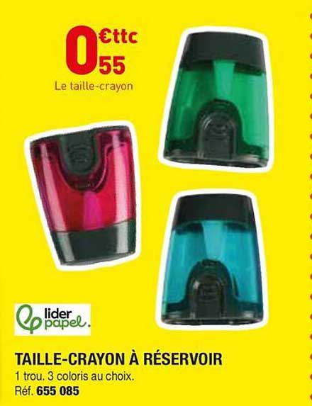 TAILLE-CRAYON À RÉSERVEROIR