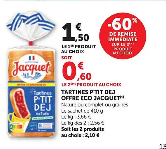 TARTINES P'TIT DEJ OFFRE ECO JACQUET(1)