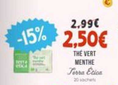 THÉ VERT MENTHE