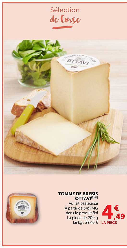 TOMME DE BREBIS OTTAVI (3)(D)