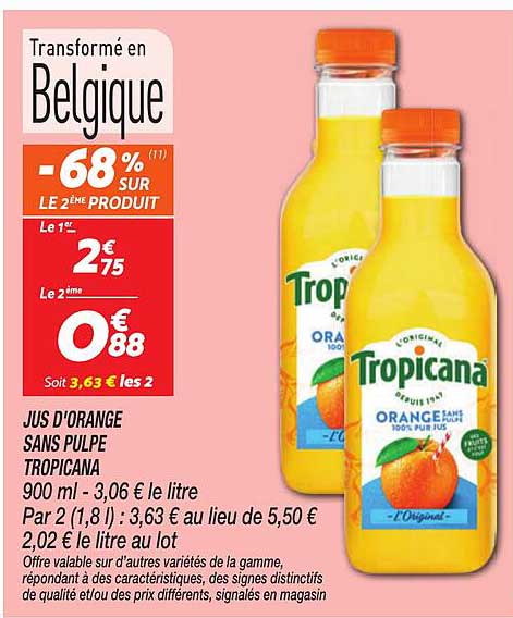 Transformé en Belgique