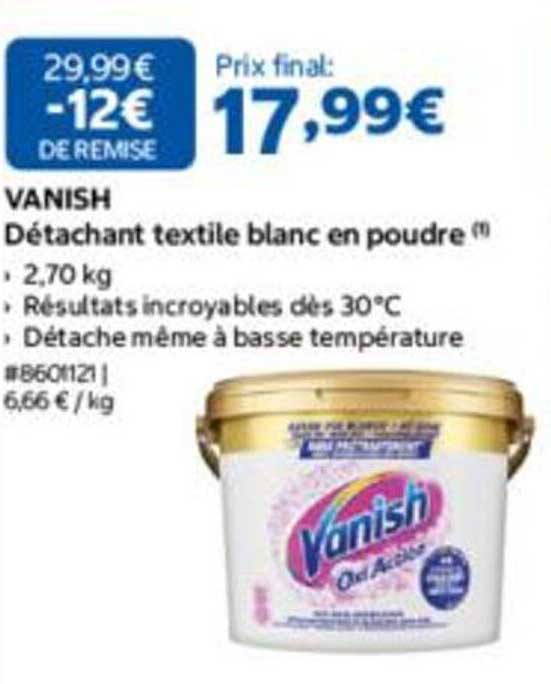 VANISH Détachant textile blanc en poudre ®