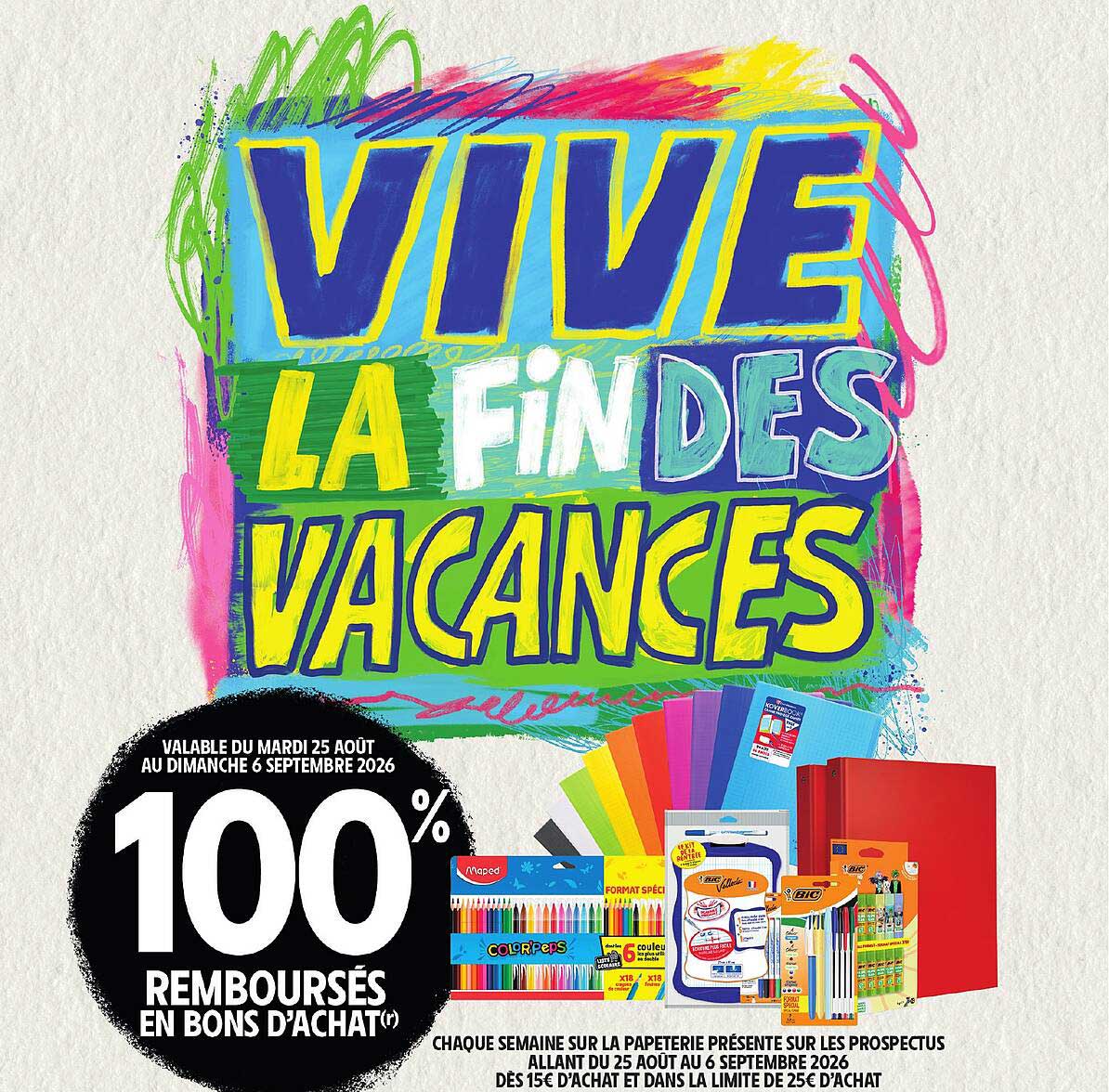 VIVE LA FIN DES VACANCES