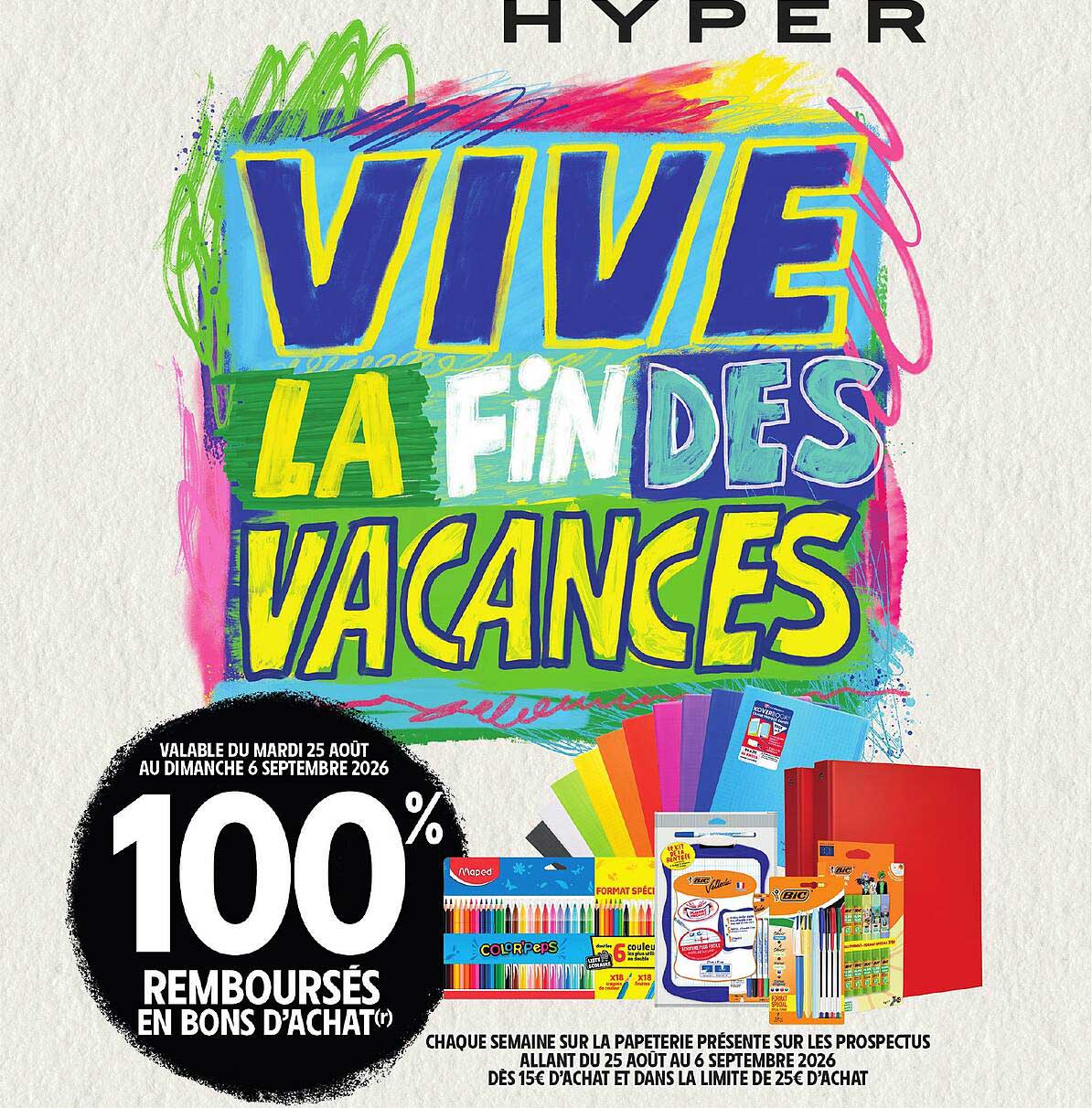 VIVE LA FIN DES VACANCES