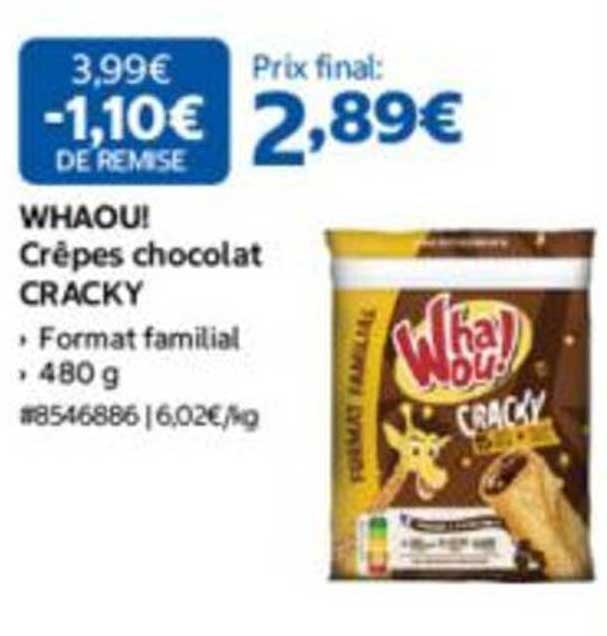 WHAOU! Crêpes chocolat CRACKY