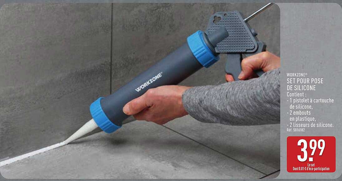 WORKZONE® SET POUR POSE DE SILICONE
