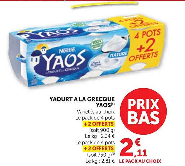 YAOURT A LA GRECQUE YAOS(1)
