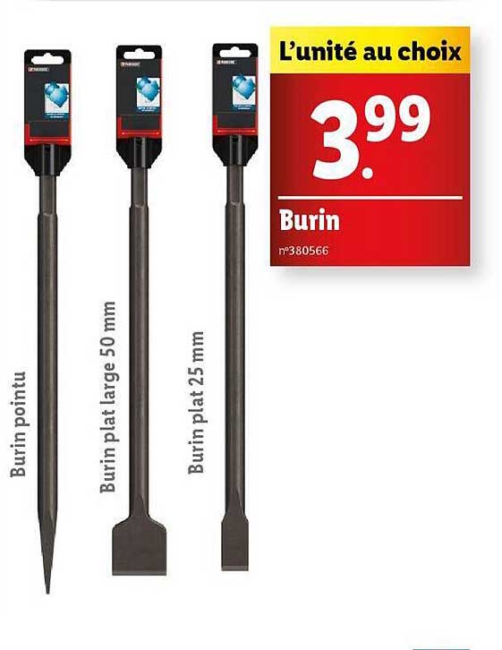 Promo Burin chez Lidl - 123Catalogue.fr