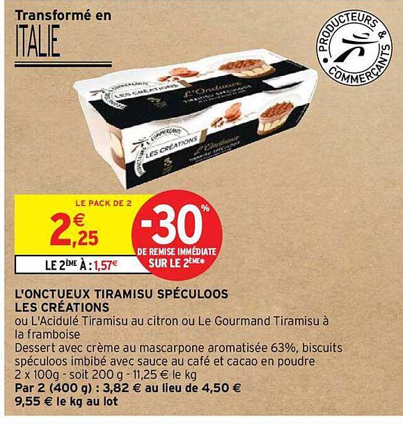 L'ONCTUEUX TIRAMISU SPÉCULOOS