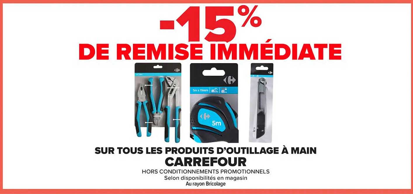 -15% DE REMISE IMMÉDIATE