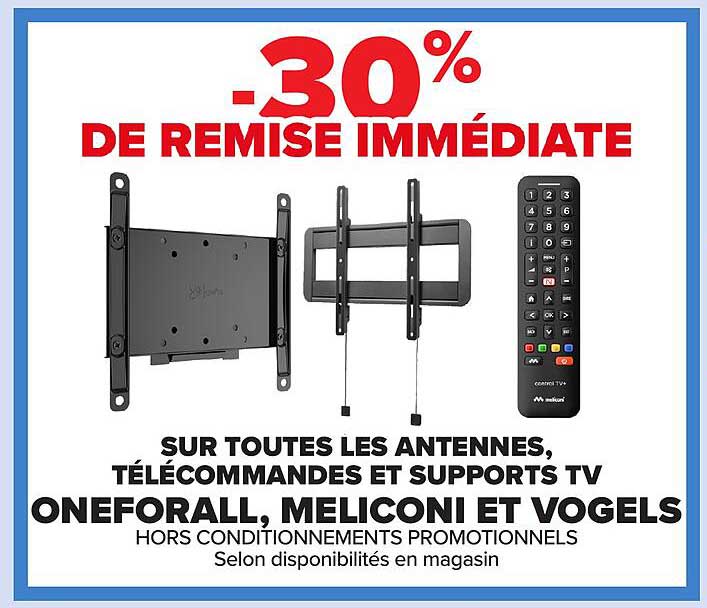 -30% DE REMISE IMMÉDIATE