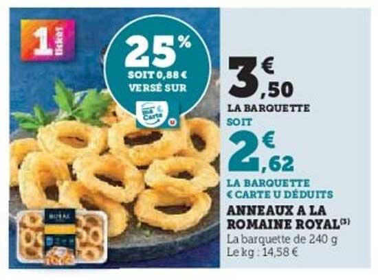 ANNEAUX A LA ROMAINE ROYAL