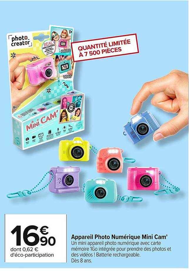Appareil Photo Numérique Mini Cam'