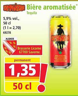 Bière aromatisée Tequila