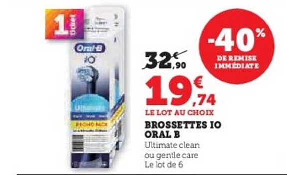 BROSSETTES IO ORAL B