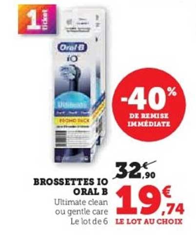 BROSSETTES IO ORAL B