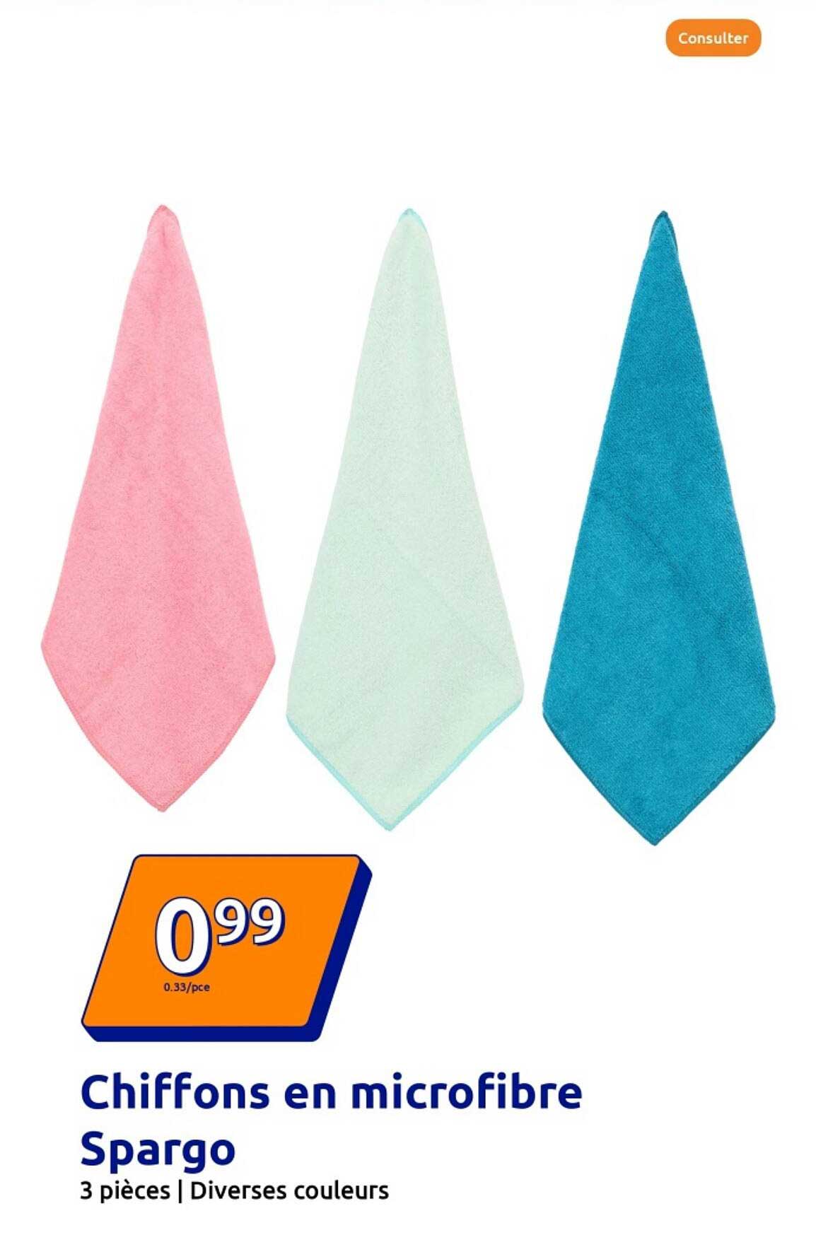 Chiffons en microfibre Spargo
