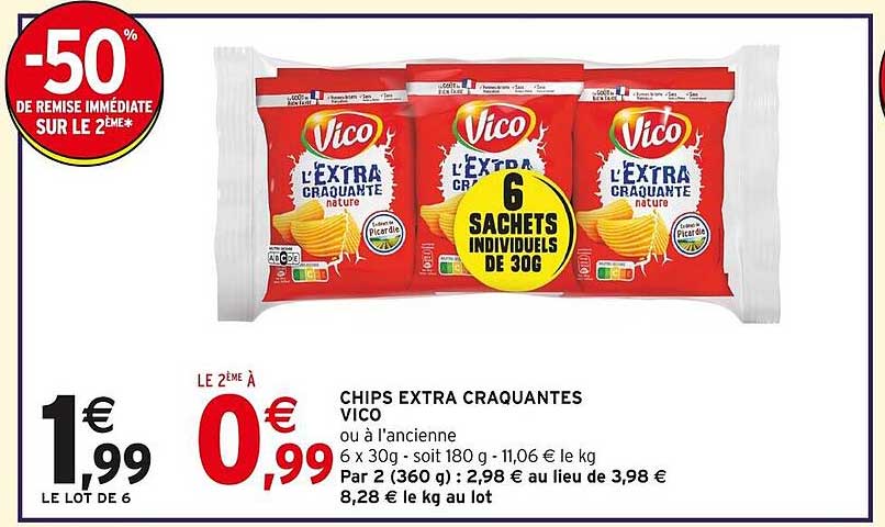 CHIPS EXTRA CRAQUANTES VICO