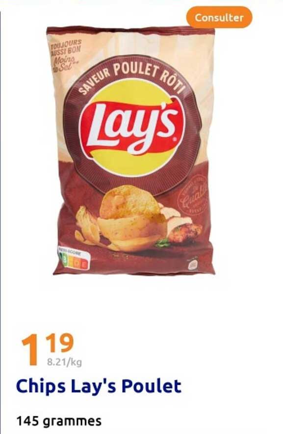 Chips Lay's Poulet