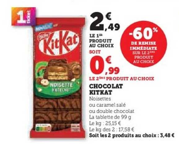 CHOCOLAT KITKAT