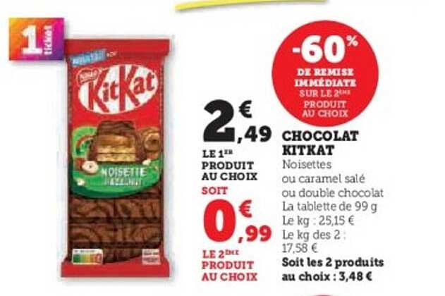 CHOCOLAT KITKAT
