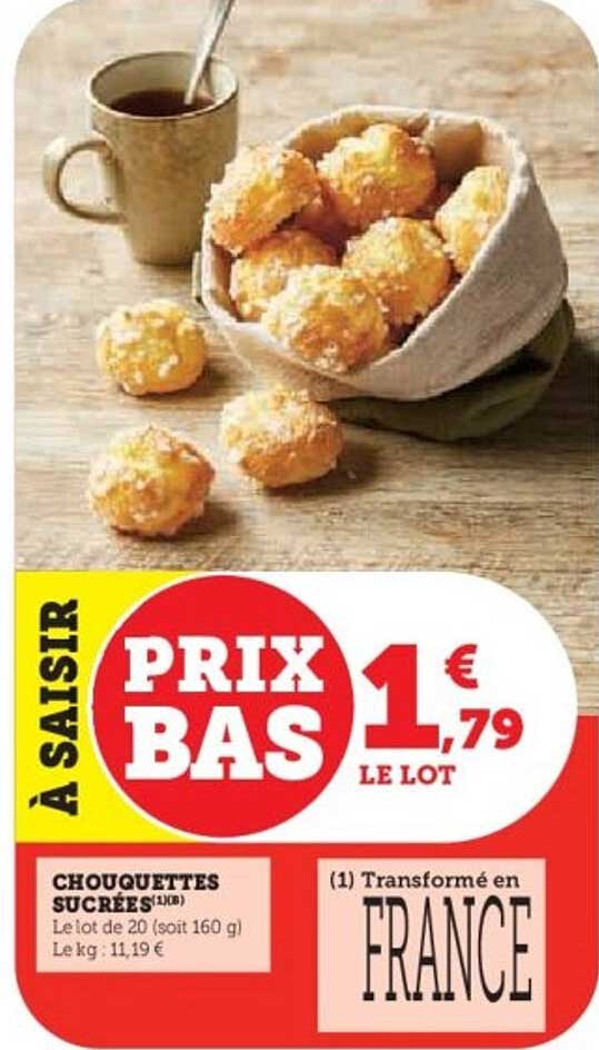 CHOUQUETTES SUCRÉES