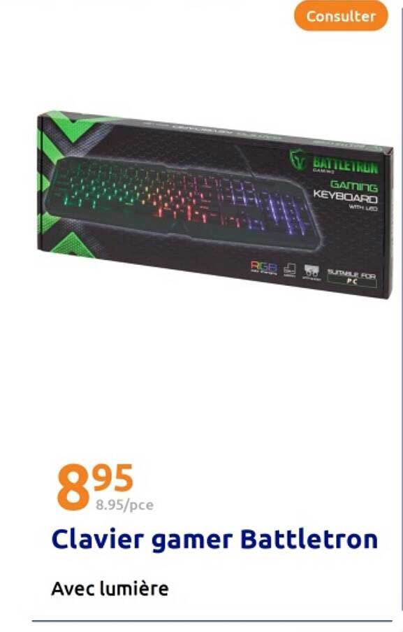 Clavier gamer Battletron