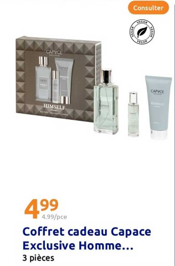 Coffret cadeau Capace Exclusive Homme...