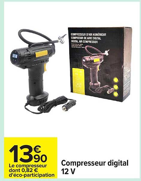 Compresseur digital 12 V