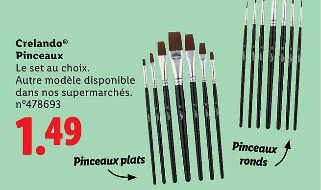 Crelando® Pinceaux