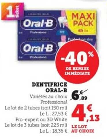 DENTIFRICE ORAL-B