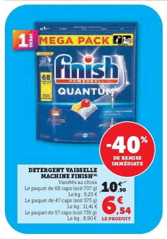 DETERGENT VAISSELLE MACHINE FINISH
