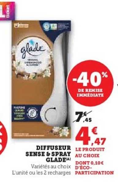 DIFFUSEUR SENSE & SPRAY GLADE®